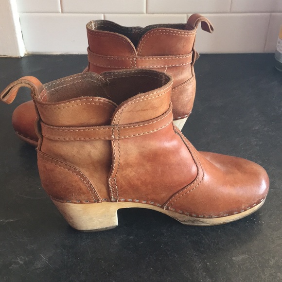 Swedish Hasbeens natural tan booties - Picture 2 of 5